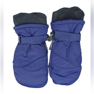 L.L Bean Insulated Snow gloves kids Size M